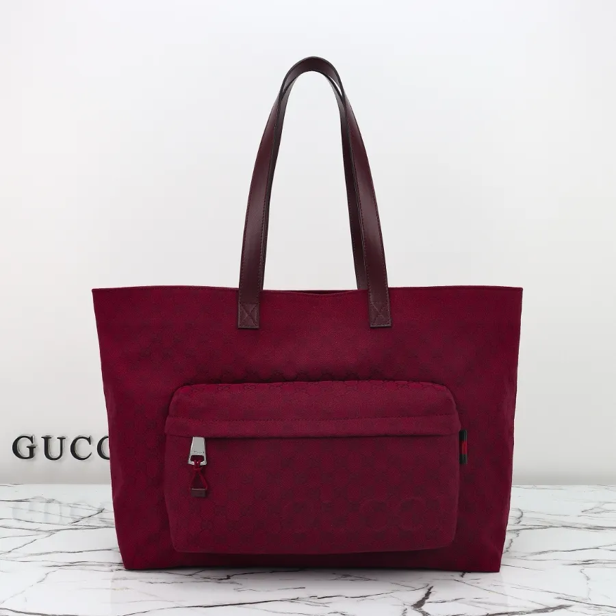 GUCCI GG canvas 멕시 토트백 #802166.JPG